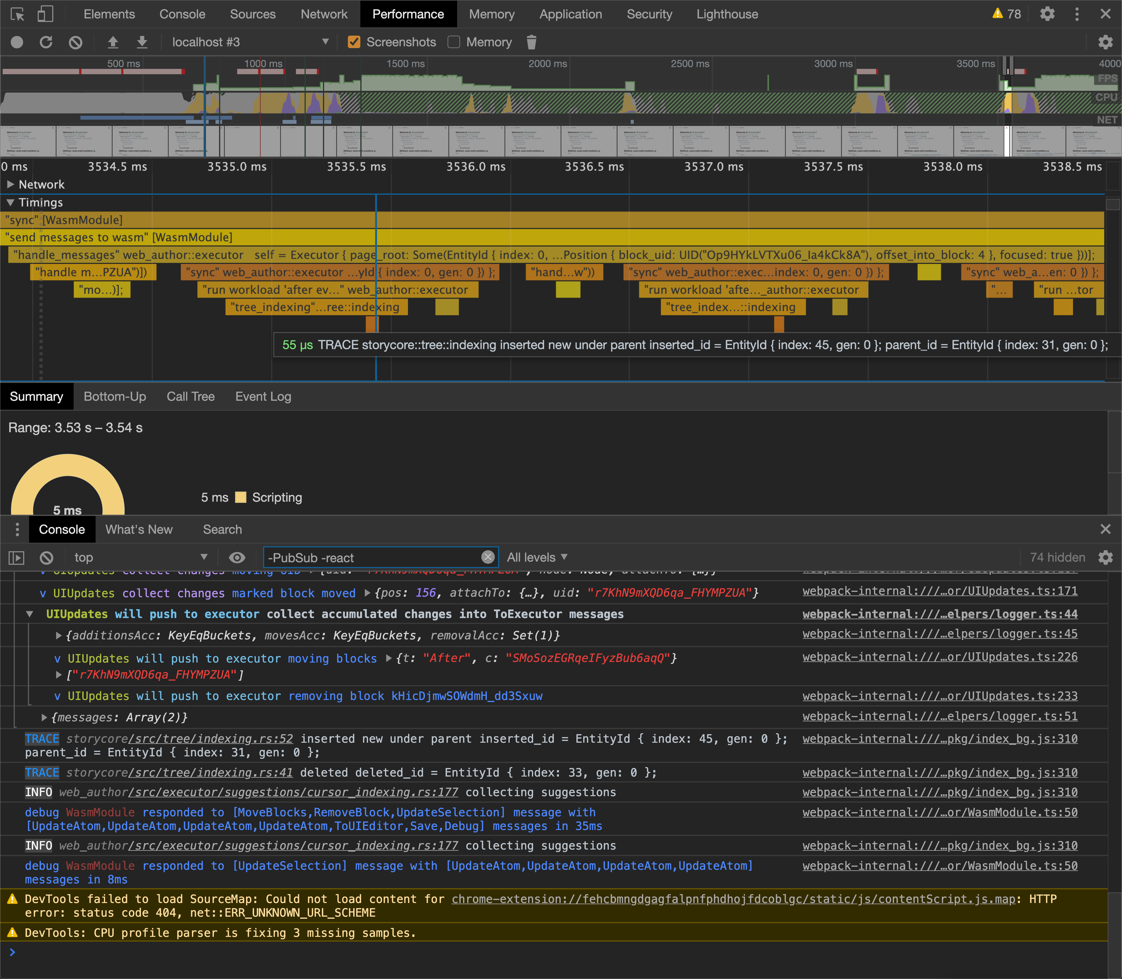 WASM Tracing